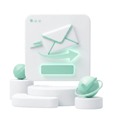 Envelope illustration representing a password reset email